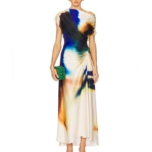 A.L.C. Penny Dress in Lapis Multi